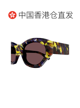 1h可退 香港直邮Chloe 蔻依 女士 徽标太阳镜 CH0220S colorful花