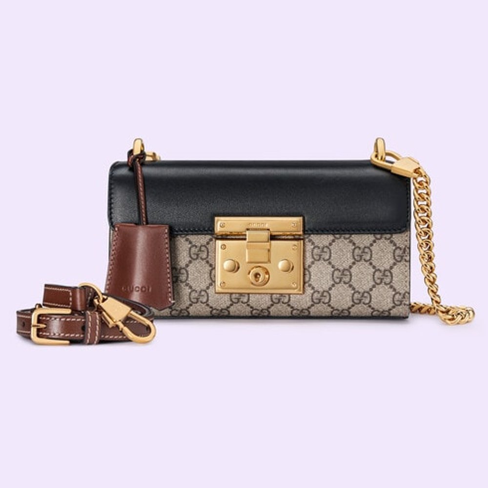 GUCCI(古驰) 女士Padlock系列迷你肩背包 - 图1