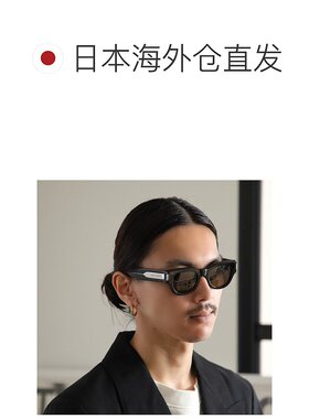 日本直邮SAINT LAURENT SL 573 女士全框猫眼眼镜带标志黑水晶灰
