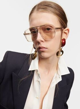Saint Laurent 圣罗兰 女士 飞行员醋纤太阳眼镜 001124
