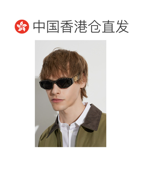 香港直邮VERSACE 男士太阳镜 0VE43610539787 SS2026 黑色 Sungla