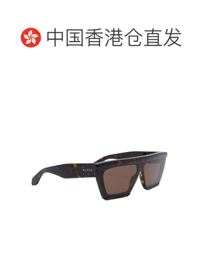 1h可退 香港直邮ALAIA 女士太阳镜 AA0104S002 CO 棕色 Rectangul