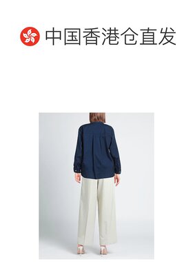 香港直邮潮奢 Maje 女士Blouses 纯色衬衫