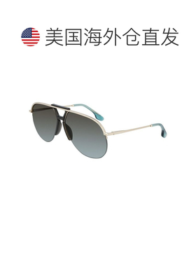 自营Victoria Beckham Metal Women's Sunglasses - gold 美国奥