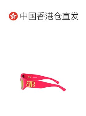 香港直邮BALENCIAGA 女士眼镜 BB0321S011 SS2025 粉红色 全框太