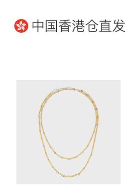 1h可退 香港直邮Celine CELINE挂饰金色和铑银色饰面长款项链 B10