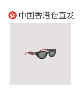 1h可退 香港直邮GUCCI 女士眼镜 819569J07401012 SS2025 黑色 猫