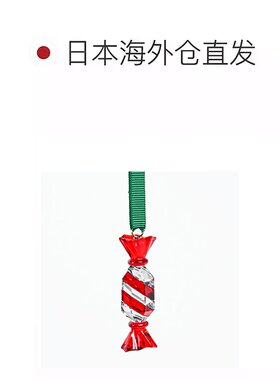 日本直邮SWAROVSKI施华洛世奇圣诞装饰礼物 糖果姜饼拐杖挂件