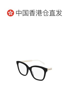 自营Gucci 黑色方形平光镜 GG0566ON古驰