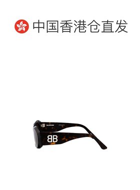香港直邮BALENCIAGA 女士太阳镜 BB0396SK002 CO 棕色 Sunglasses