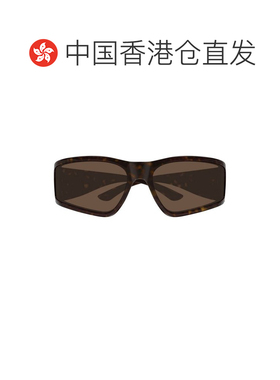香港直邮BALENCIAGA 男士眼镜 BB0457S003 SS2026 咖啡色 全框太