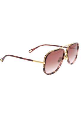 1h可退 CHLOÉ 女士眼镜 CH0382S004 SS2026 粉红色 飞行员太阳镜
