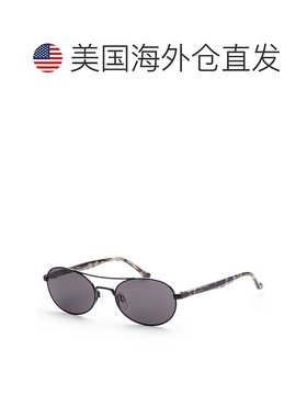 自营 Donna Karan女士51毫米黑色太阳镜-黑色 美国奥莱直发