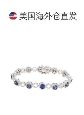 自营Suzy Levian Sterling Silver Pink Sapphire and Diamond Ac