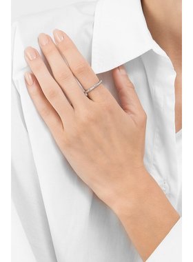 【美国奥莱】直发 ADORNIA水晶永恒戒指纯银镶钻简约时尚气质