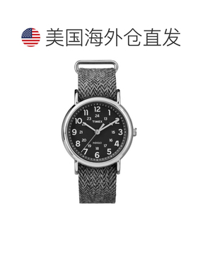自营Timex Men's Weekender  Black Dial Watch - black 美国奥莱
