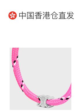 1h可退 香港直邮奢淘 Celine 徽标手链 男