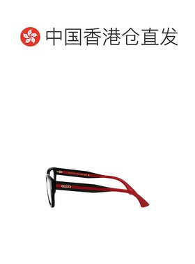 香港直邮GUCCI 男士眼镜 GG1870O001 SS2025 古驰 全框红色平光镜