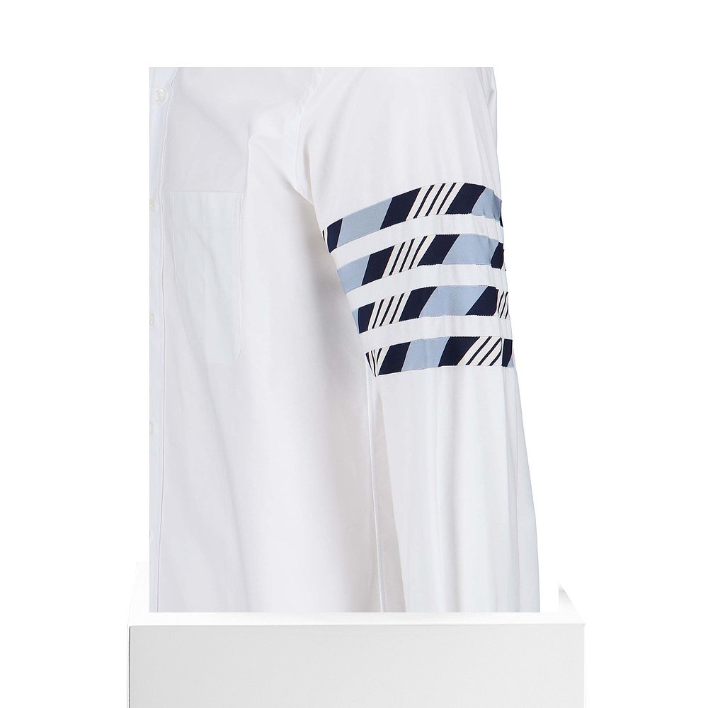 1h可退 香港直邮THOM BROWNE 男士衬衫 MWL374CF0572460 SS2025 - 图3