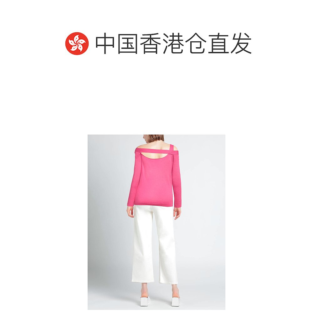 香港直邮潮奢 Snobby Sheep女士毛衣 pink粉色舒适时尚羊绒-图1