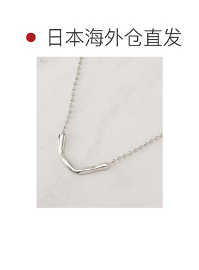 1h可退 日本直邮SHOO・LA・RUE 女士 简约金属弧形拼接球链项链 C70