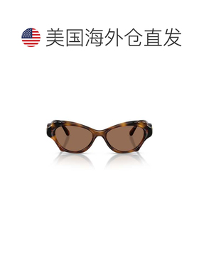 自营swarovski0Sk6050 Tortoiseshell Cat-Eye Sunglasses with G