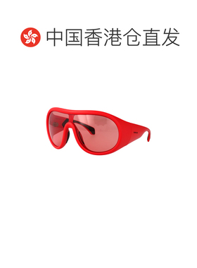 香港直邮MONCLER 女士太阳镜 0ME8004501784 SS2025 红色 CLOCHE