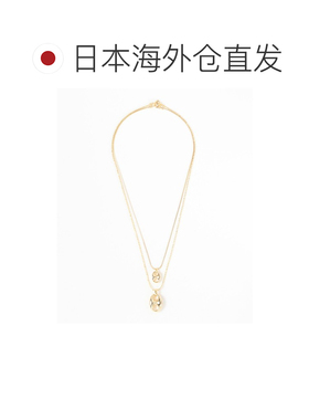 日本直邮Ray BEAMS 女士 锚饰双链项链 614421161【付后1h可退】