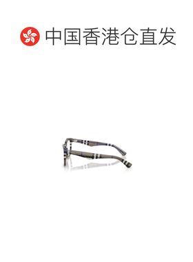 1h可退 香港直邮奢淘 Burberry 格纹平光镜 男 BE2417