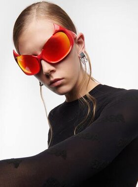 潮奢 Balenciaga 巴黎世家 女士 Gotham 猫眼太阳眼镜