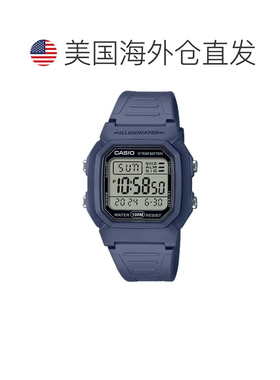 自营Casio Men's Water-Resistant Digital Watch with Blue Stra