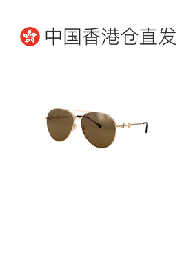 香港直邮GUCCI 女士眼镜 GG1698S002 AW2025 绿色 全框飞行员太阳