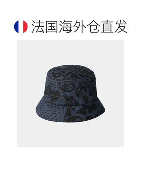自营欧洲直邮Carhartt WIP Vestige蓝色棉质印花渔夫帽男女同款