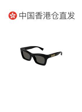 香港直邮GUCCI 女士眼镜 GG1773S001 SS2026 黑色 几何框太阳镜