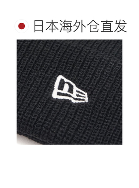 日本直邮NEW ERA SOFT CUFF KNIT 针织帽 男女通用 防寒 黑色 113