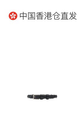 香港直邮VALENTINO 男士手链手镯 YJ0S50QGP0NO SS2025 黑色 可调