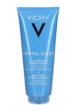 德国Vichy Capital Soleil防晒后修护护理乳300ml薇姿正品