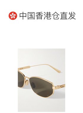香港直邮DIOR 女士眼镜 CD40189U10N SS2025 迪奥 全框绿色太阳镜