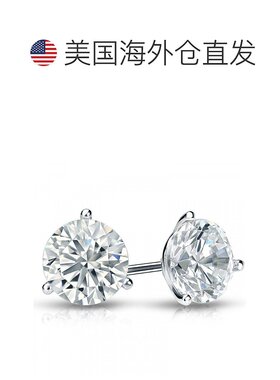 自营 Diana M. 2.00 克拉天然钻石耳钉 - 白色 美国奥莱直发耳饰