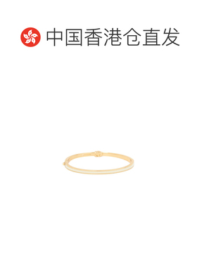 香港直邮COACH 女士手链手镯 553124GLD100 SS2026 金色 logo手镯