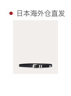 日本直邮Ralph Lauren 西部风格做旧皮革腰带 黑色皮带