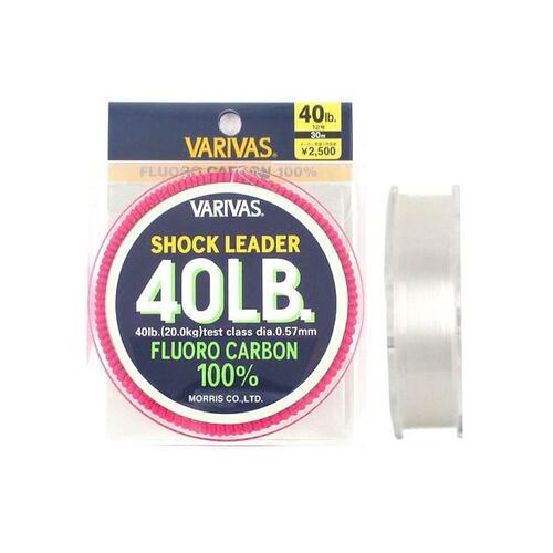 日本直邮Varivas Shock Leader 氟碳 30m 40lb 自然色 - 图0