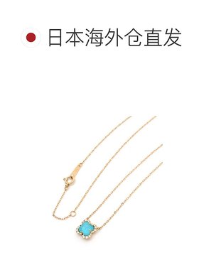 日潮跑腿vendome K18YG 绿松石花朵项链 (M) 绿松石蓝色 40cm AGV