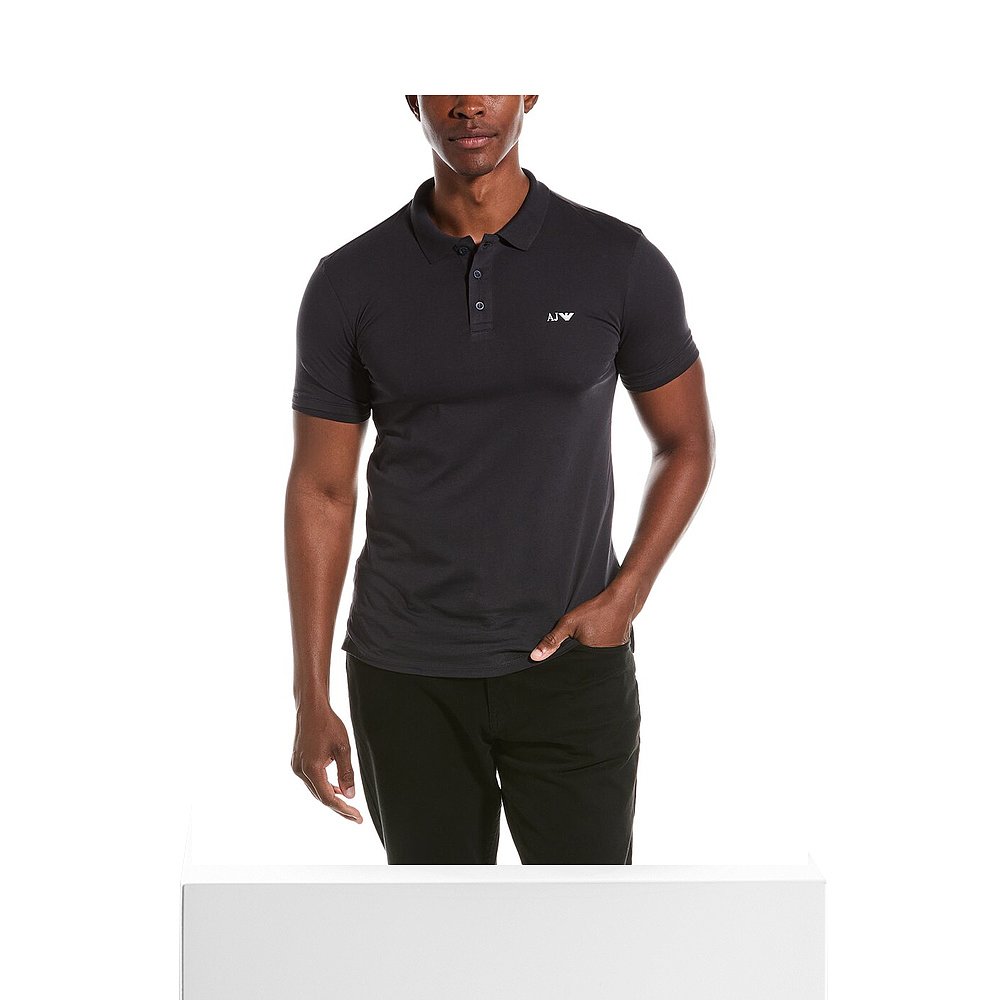 Armani Exchange Polo 衫 - 蓝色 【美国奥莱】直发 - 图3