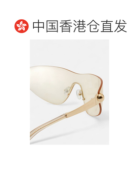 1h可退 香港直邮SPORTMAX 女士太阳镜 2522806037002 SS2025 金色
