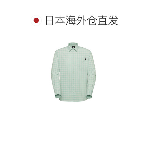 日本直邮Mammut/猛犸象Lenni百搭时尚格子柔软长袖衬衫男款 1015- - 图1