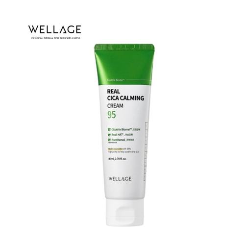 韩国直邮唯拉珠 WELLAGE 玻尿酸积雪草保湿面霜 80ml正品 - 图2