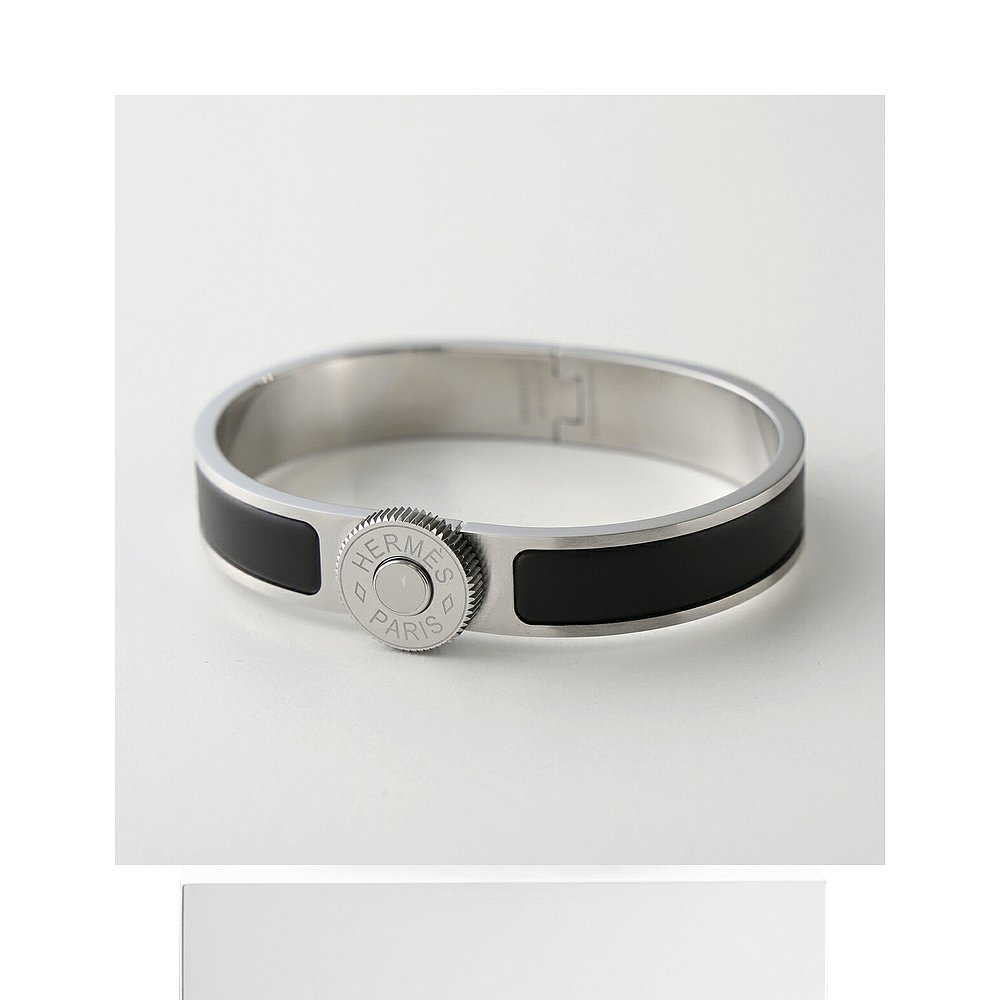 日本直邮爱马仕 Clic Clou de Selle 手镯 H703221FB 男士手镯哑 - 图3