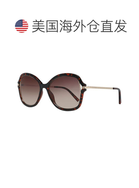 自营Guess Metal & Plastic Women's Sunglasses - brown 美国奥