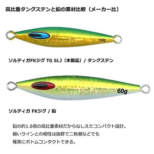 【日本直邮】Daiwa达亿瓦诱饵 Saltiga FK Jig TG SLJ 60g MG-图2